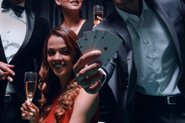 Antarmuka Cash Out pada meja dealer langsung Jun-88 dengan tombol kontrol real-time