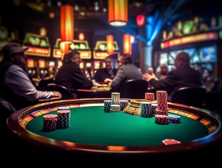 Baccarat studio dengan antarmuka Cash Out yang intuitif